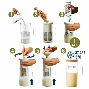 ChufaMix Vegan Milker SOUL ECO-FRIENDLY - für die Herstellung von Pflanzenmilch, 1 Stück