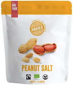 Peanuts roasted with sea salt organic, 150 g (Short shelf life 30.04.2026)