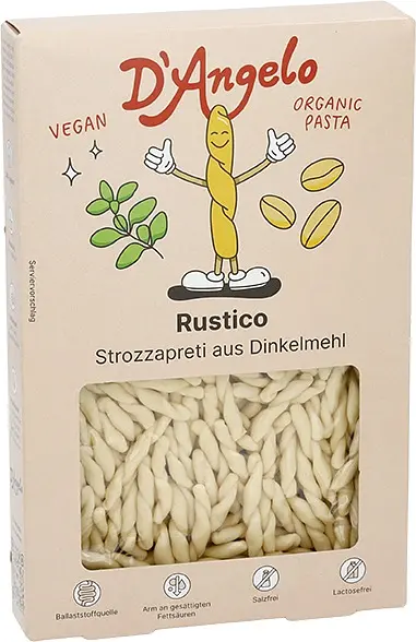 D'Angelo Strozzapreti Pasta Spelt Organic