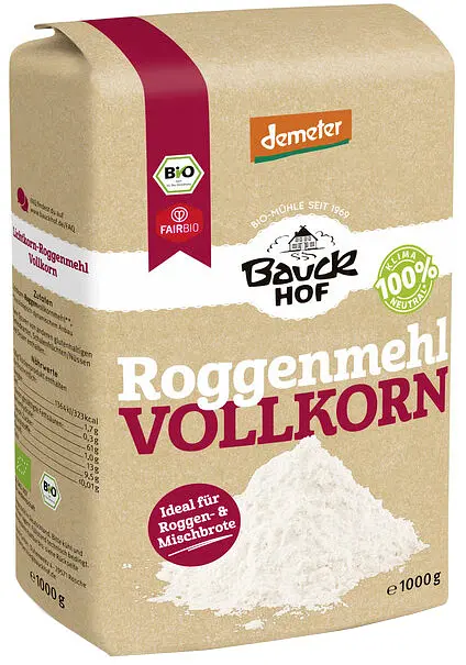 Farine de seigle complète Demeter