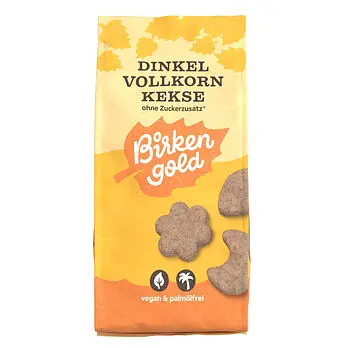 Cookies Birkengold Spelt Wholemeal Biscuits with no added sugar