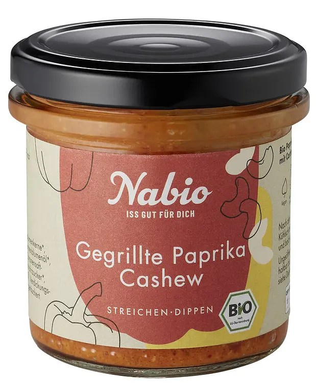 Aufstrich / Dipp Gegrillte Paprika Cashew Bio