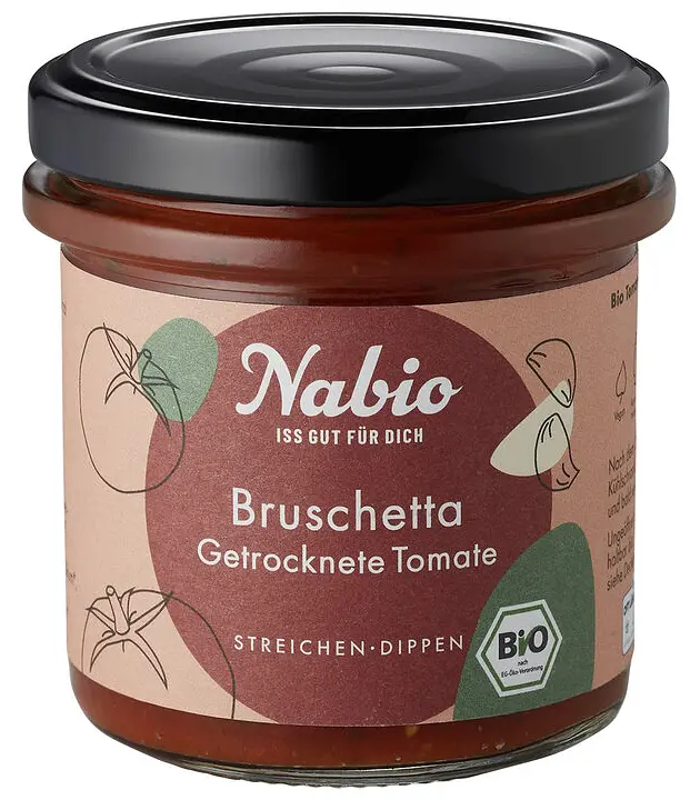 Aufstrich / Dipp Bruschetta Getrocknete Tomate Bio