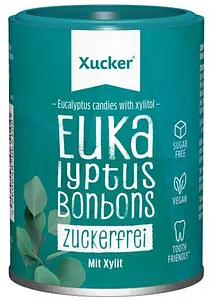 Bonbons Xylit Eucalyptus (sans talc), 100 g
