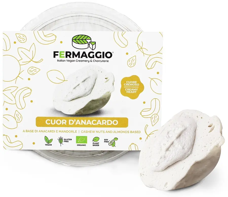 Vegane Alternative zu Burrata Cashew Herz Bio