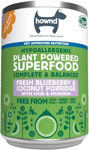 Wet Food HOWND Blueberry & Coconut Porridge, 400 g
