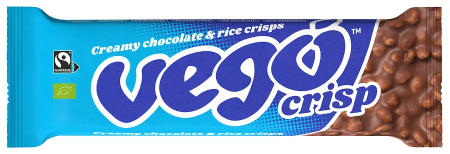 Schokolade Haselnuss Reis Crisps Bio