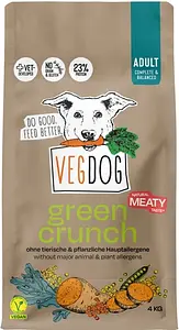 Dog Dry Food Vegan Green Crunch, 4 kg