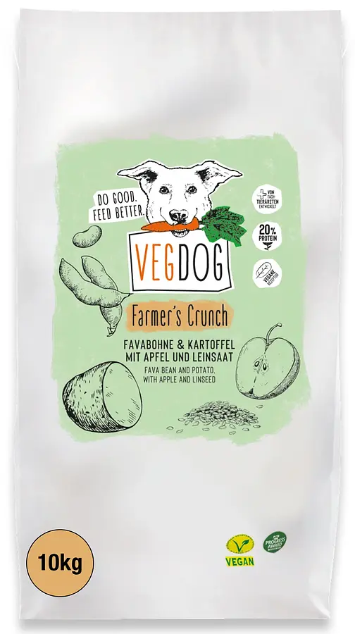 Dog Dry Food Vegan Farmer's Crunch