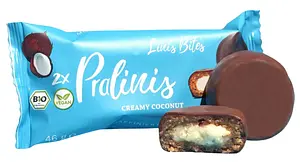 Pralinis Lini's Bites Creamy Coconut Bio, 46 g