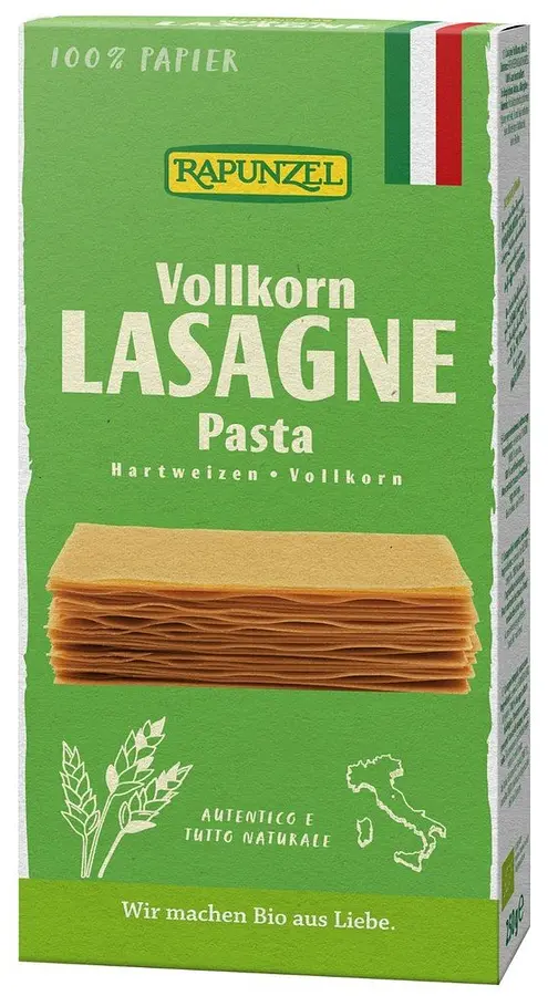 Lasagna sheets whole grain organic