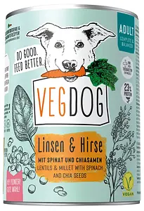 Wet Food Adult Lentils & Millet, 400 g