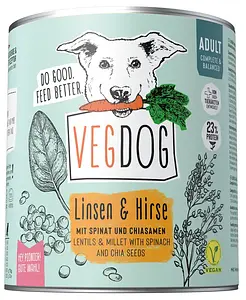 Wet Food Adult Lentils & Millet, 800 g