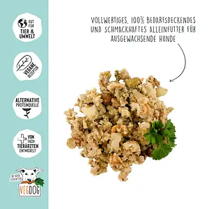 Wet Food Adult Lentils & Millet, 400 g