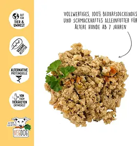 Wet Food Senior Peas & Millet, 800 g