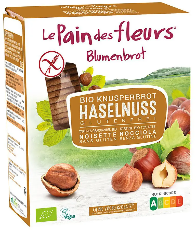 Le pain des fleurs Flower Bread Hazelnut Organic