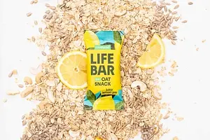 Lifebar Barre Énergétique Avoine Citron Bio, 40 g