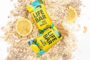 Lifebar Barre Énergétique Avoine Citron Bio, 40 g