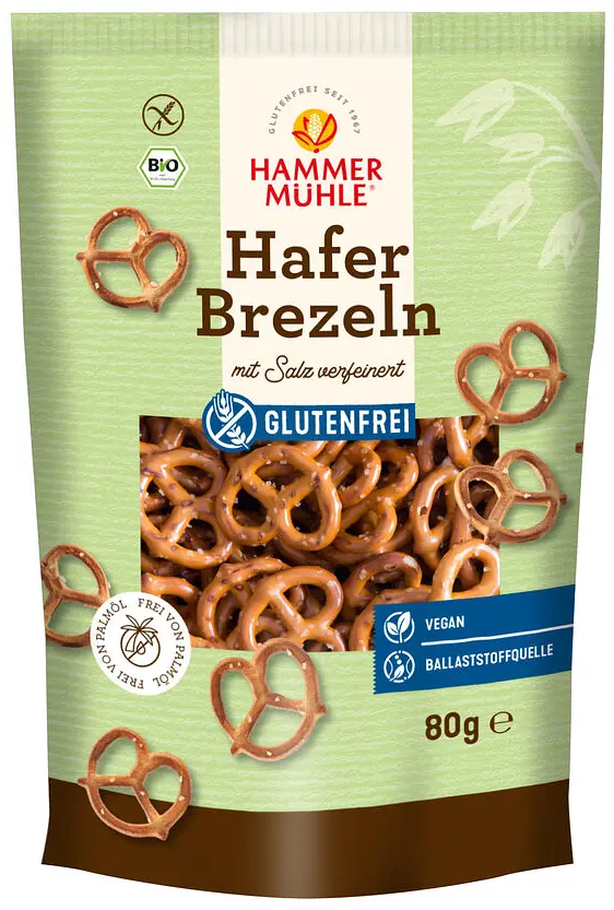 Mini-Bretzel à l'Avoine sans Gluten Bio
