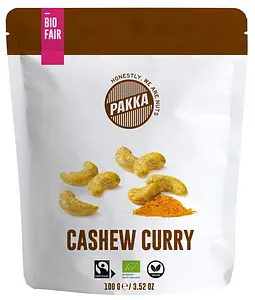 Cashew raosted with Curry Madras, Organic, 100 g