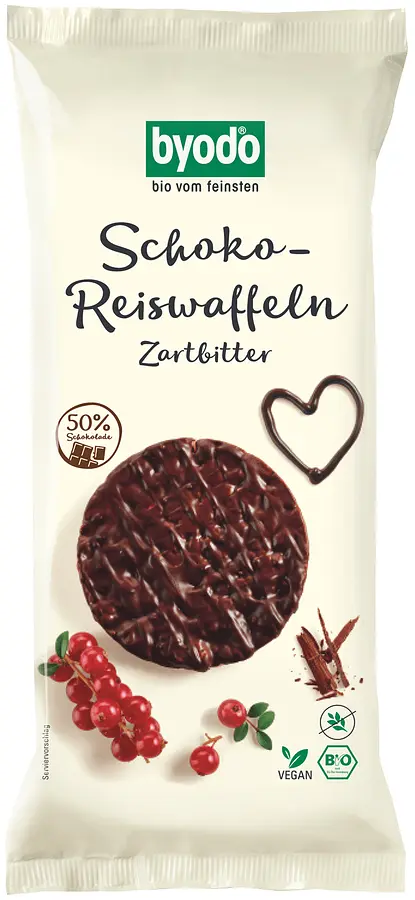 Galettes de riz avec chocolat noir Bio