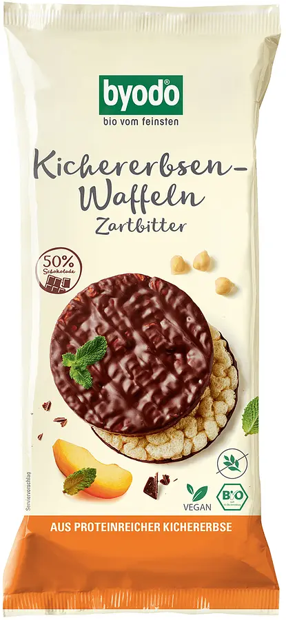 Galettes de pois chiches au chocolat noir Bio