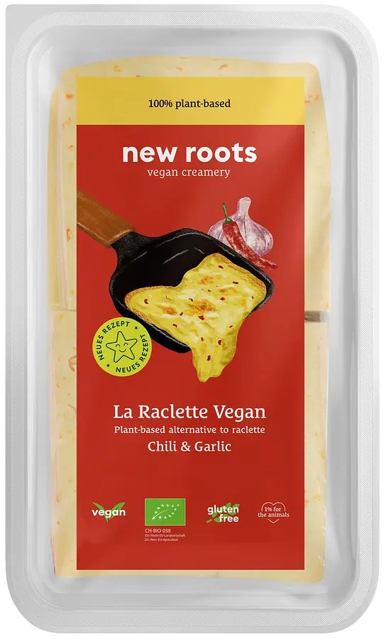 La Raclette Vegan CHILI & GARLIC Bio