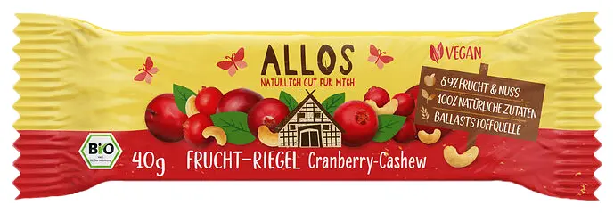 Frucht-Riegel Cranberry Cashew