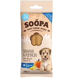 Dental Sticks Puppies Banana & Pumpkin, 100 g
