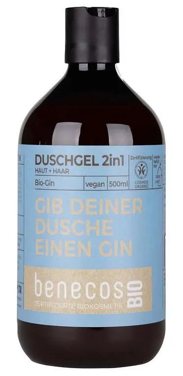 Gel Douche 2en1 au Gin Bio