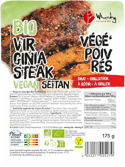 Vegan Virginia Steak Organic