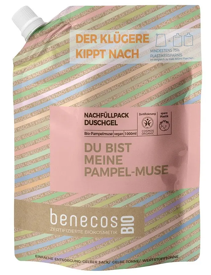 Shower Gel Grapefruit Refill Bag Organic