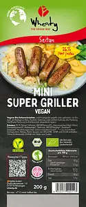 Sausage Mini Super Griller Vegan Organic, 200 g