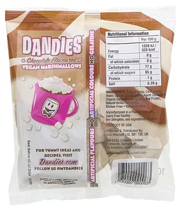 Vegan Marshmallows Dandies Chocolate, 105 g