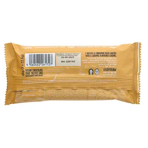 Riegel LoveRaw Wafer Bar Cre&m Biscuit caramélisé, 45 g