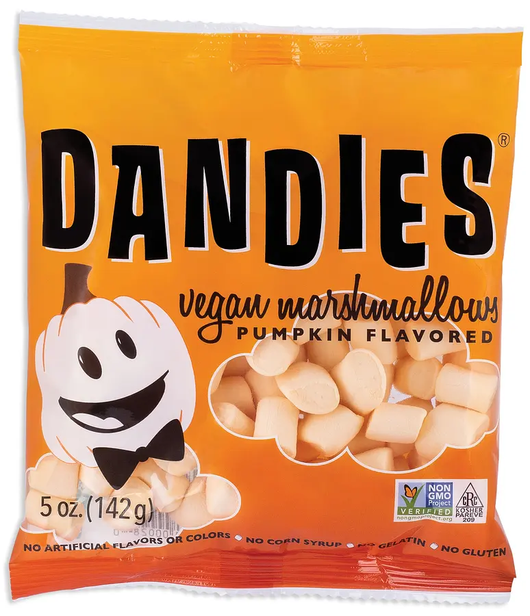 Vegan Mini Marshmallows Dandies Pumpkin