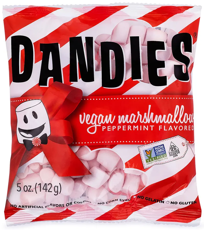 Vegan Mini Marshmallows Dandies Peppermint