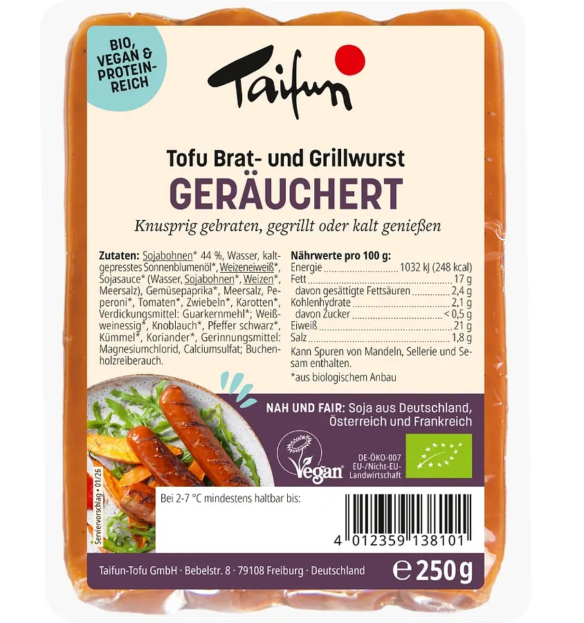 Tofu Sausage "Räucherknacker" Organic