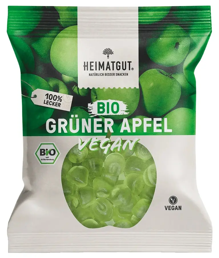 Gomme de fruit pomme Bio