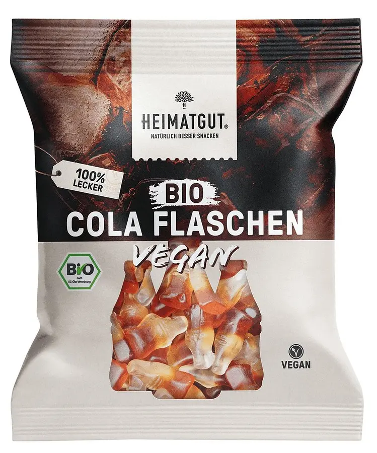 Gommes aux fruits bouteilles de cola Bio