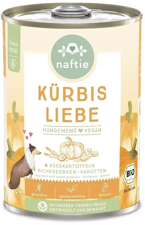 Wet Dog Food Pumpkin+ Supplemantary Food Organic