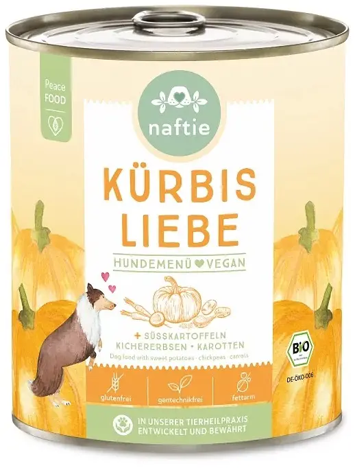 Wet Dog Food Pumpkin+ Supplemantary Food Organic