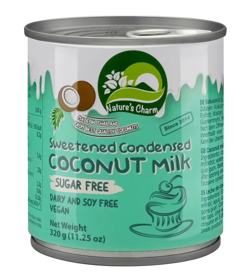 Lait de coco condensé sans sucre