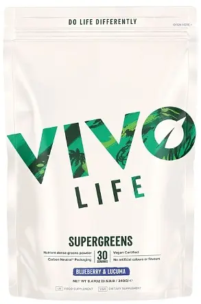 Supergreens Blueberry & Lucuma