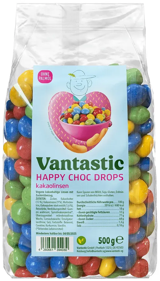 Happy Choc Drops Chocolate Drops