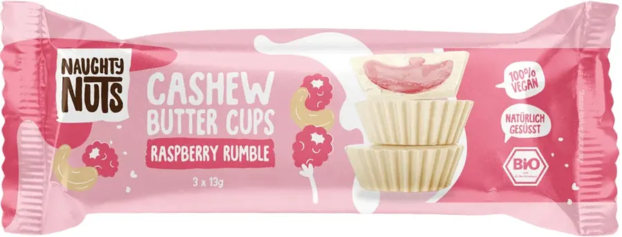 Raspberry Cashew Butter Cups Bio