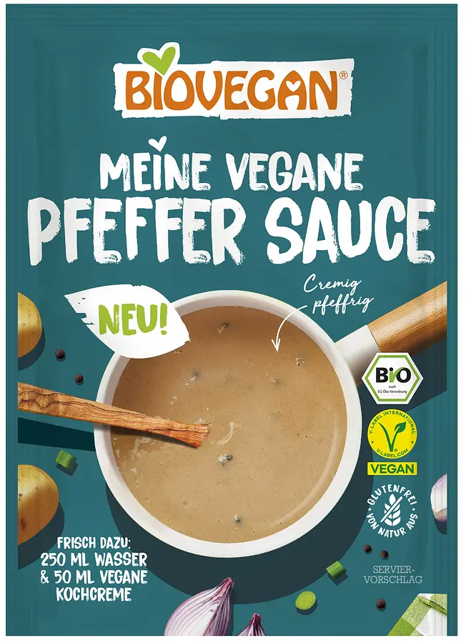 Meine vegane Pfeffersauce Bio