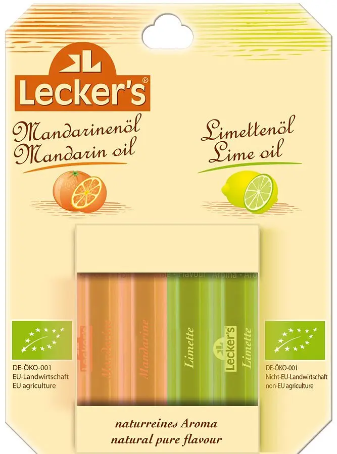 Lecker's Mandarinenöl & Limettenöl Bio