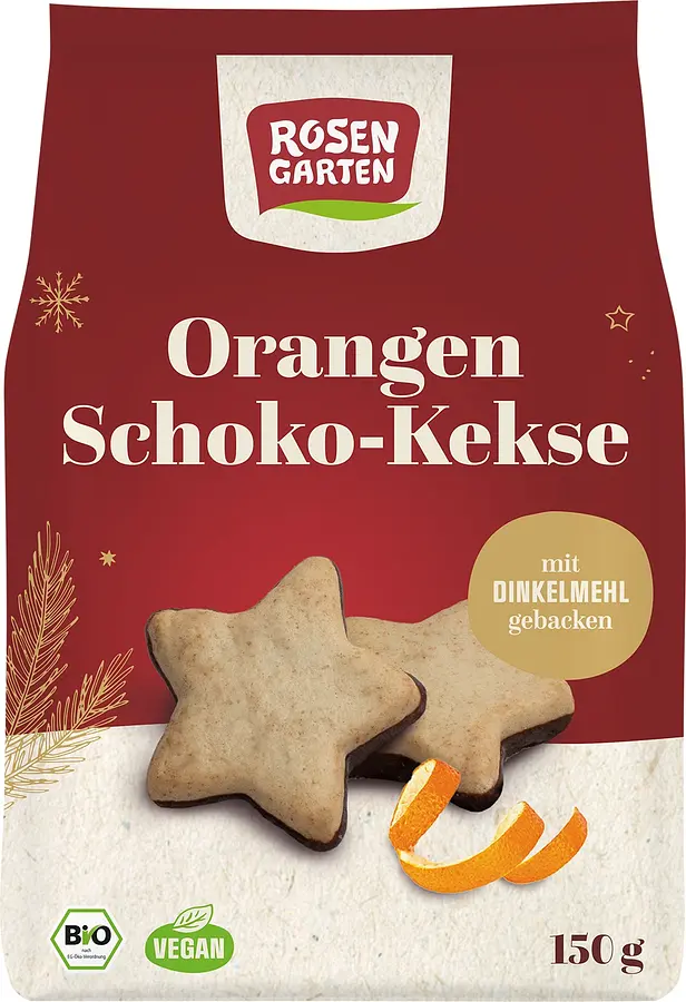 Biscuits au chocolat à l'orange Bio