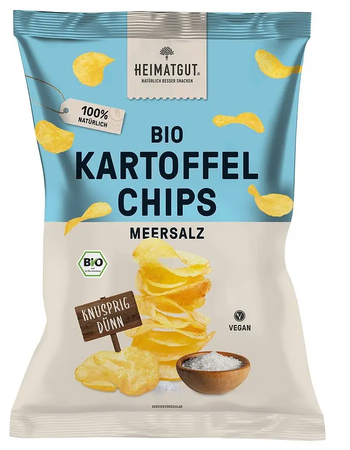 Kartoffel Chips Meersalz Bio